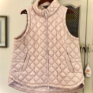 Lavender 1X Athleta Quilted Vest